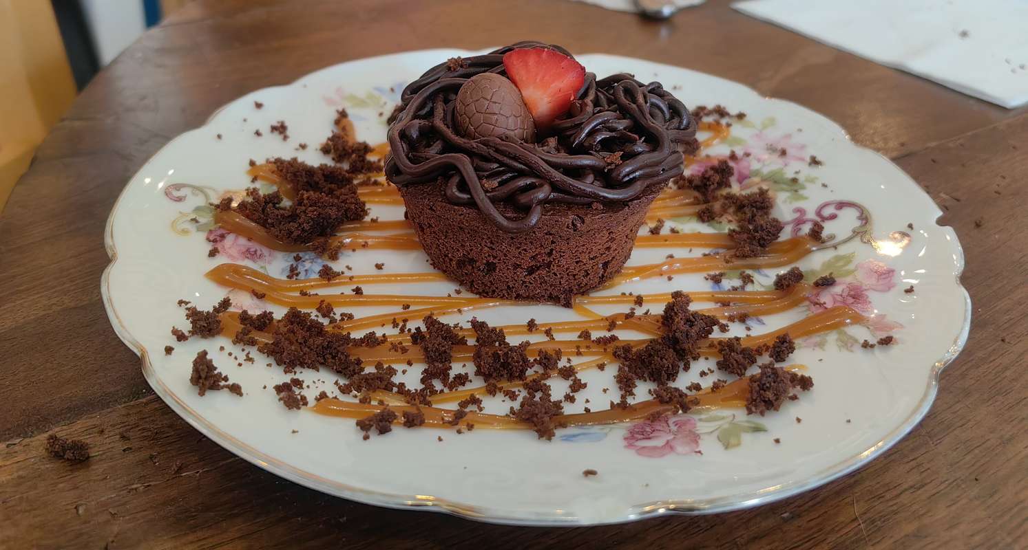 dessert chocolat fraise